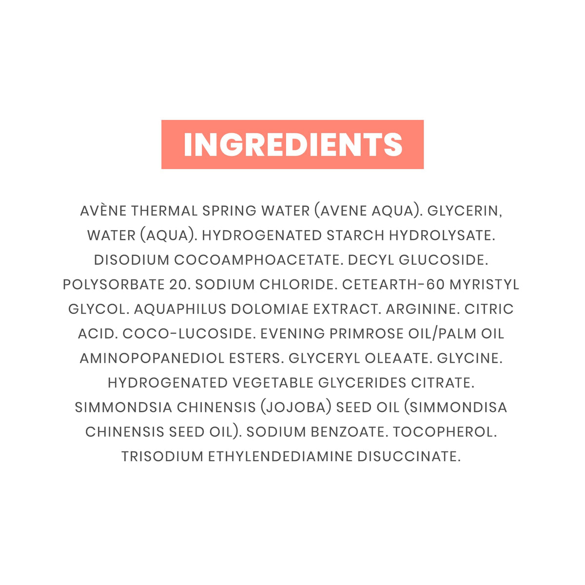 Eau Thermale Avène XeraCalm A.D Cleansing Oil packaging details