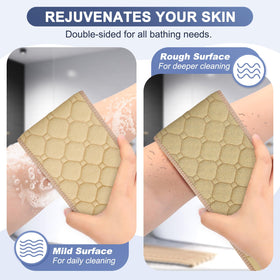 eaxun back scrubber mild surface for daily cleaning