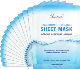 Ebanel Collagen Face Mask 15-Pack front view with packaging