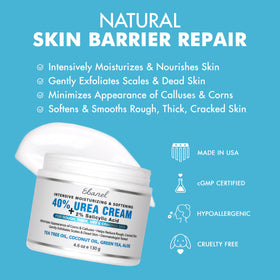 Ebanel Urea Cream 40% application on dry feet