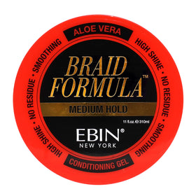 EBIN NEW YORK Braid Formula Conditioning Gel alongside styling tools