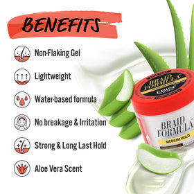 EBIN NEW YORK Braid Formula Conditioning Gel with aloe vera ingredients