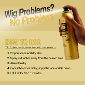 EBIN NEW YORK Wonder Lace Bond Adhesive Spray in lifestyle setting