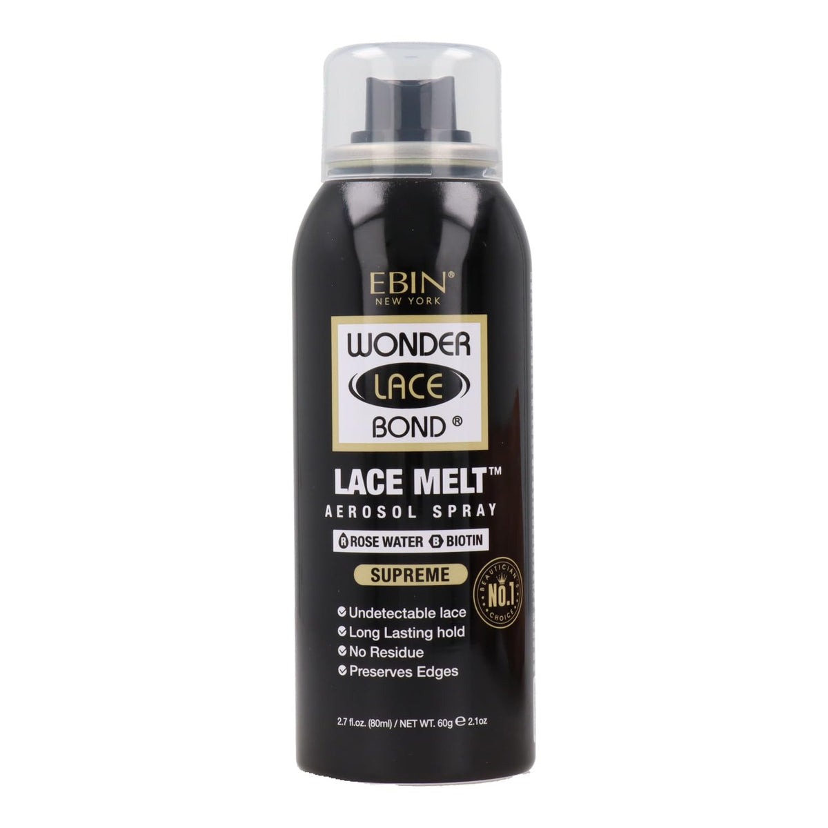 EBIN NEW YORK Wonder Lace Bond Melt Aerosol Spray front view