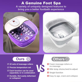 ECARBME Foot Spa Bath Massager side view