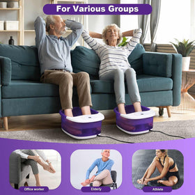 ECARBME Foot Spa Bath Massager with Epsom salt packaging