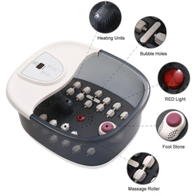 ECARBME Foot Spa Bath Massager with steam and bubbles