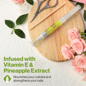 ECCO PURE Cuticle Oil Pen in use on cuticles