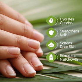 ECCO PURE Cuticle Oil Pen side view showing dimensions