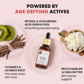 Eclat Skincare Renewing Retinol Serum 30ml bottle with dropper