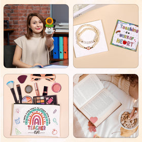 Eco-friendly canvas pouch for storing teacher supplies