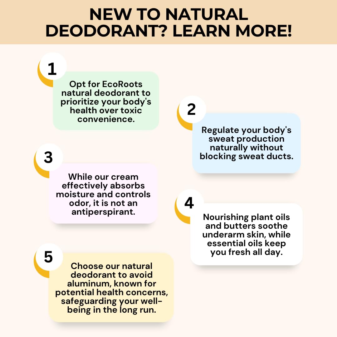ECO ROOTS Natural Deodorant Cream 168g texture close-up