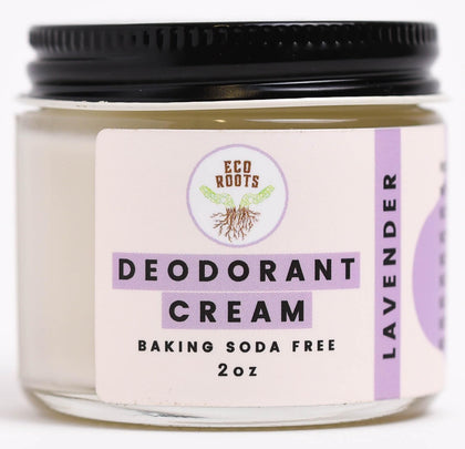 ECO ROOTS Natural Deodorant Cream front view in packaging