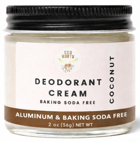 ECO ROOTS Natural Deodorant Cream front view in packaging
