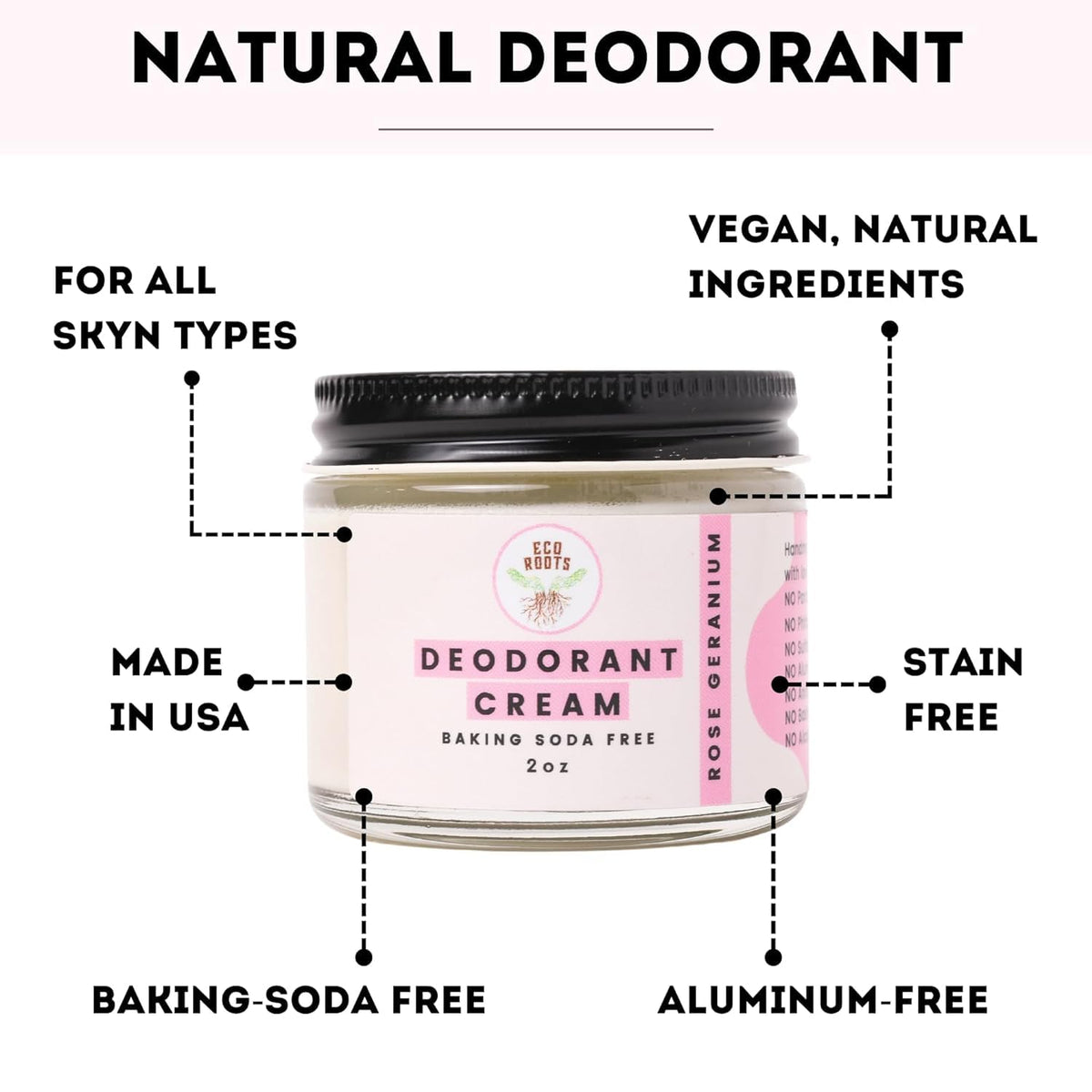 ECO ROOTS Natural Deodorant Cream lifestyle scene
