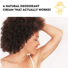 ECO ROOTS Natural Deodorant Cream top view