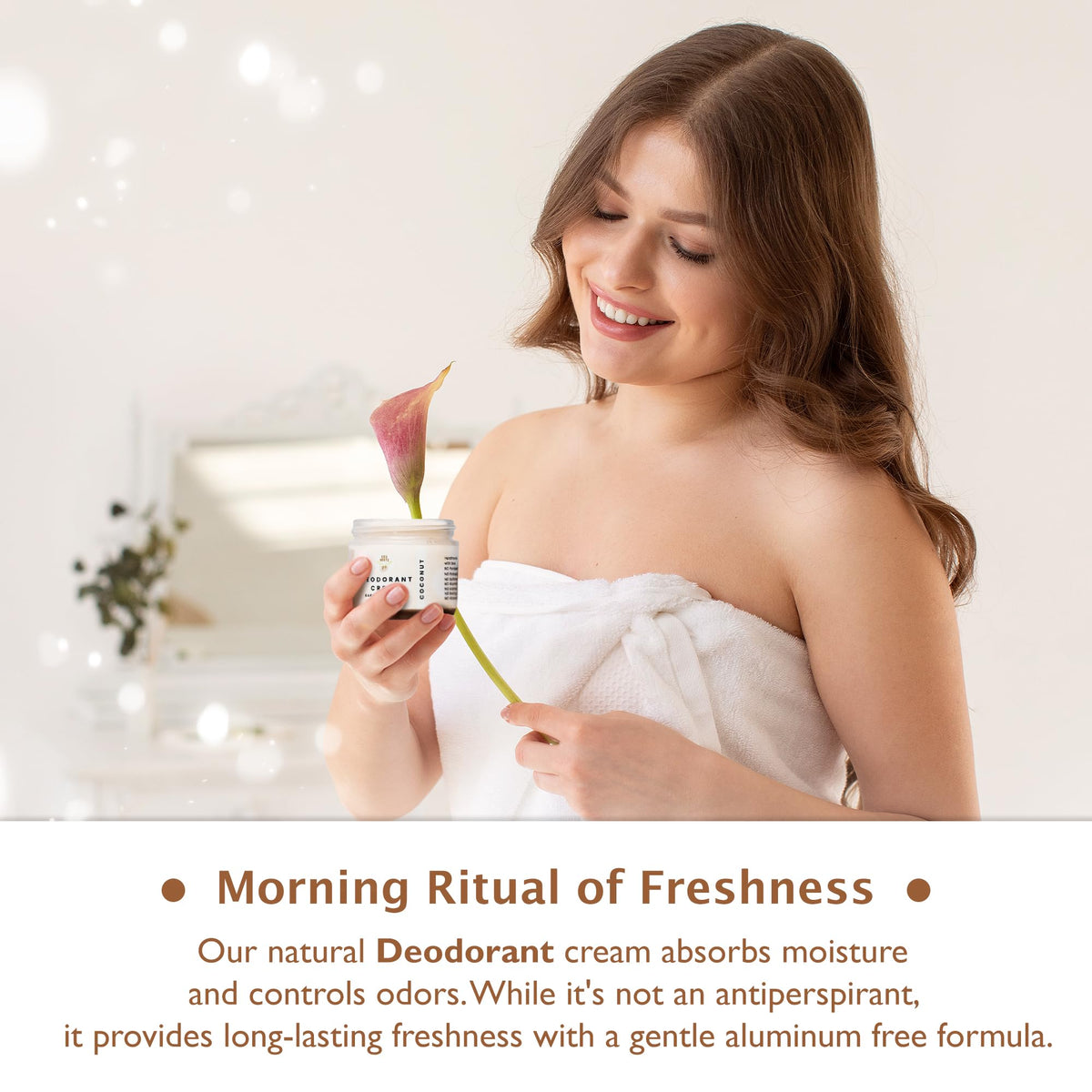 ECO ROOTS Natural Deodorant Cream with natural ingredients