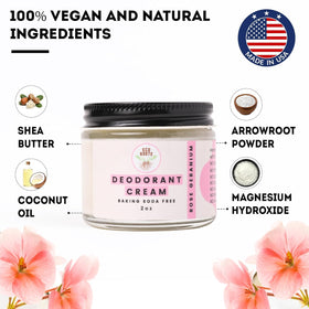 ECO ROOTS Natural Deodorant Cream with organic ingredients