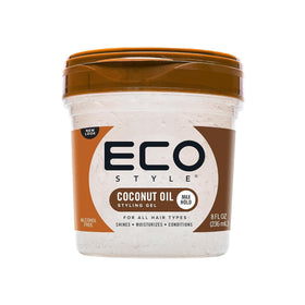 Eco Style Coconut Oil Styling Gel 8 oz front view