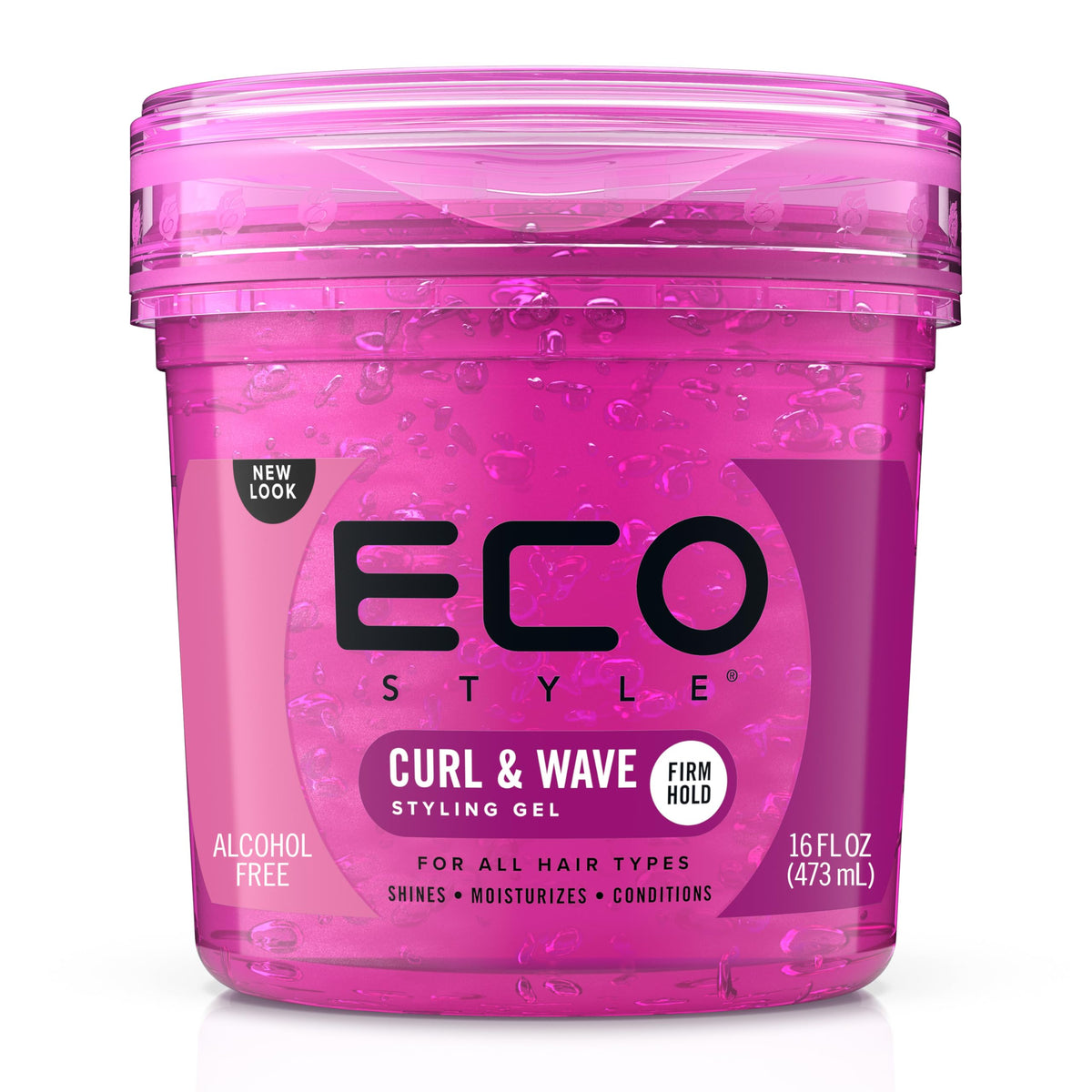 Eco Style Hair Gel 8 oz front view with packaging details