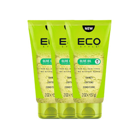 Eco Style Olive Oil Hair Gel 3 Pack front view