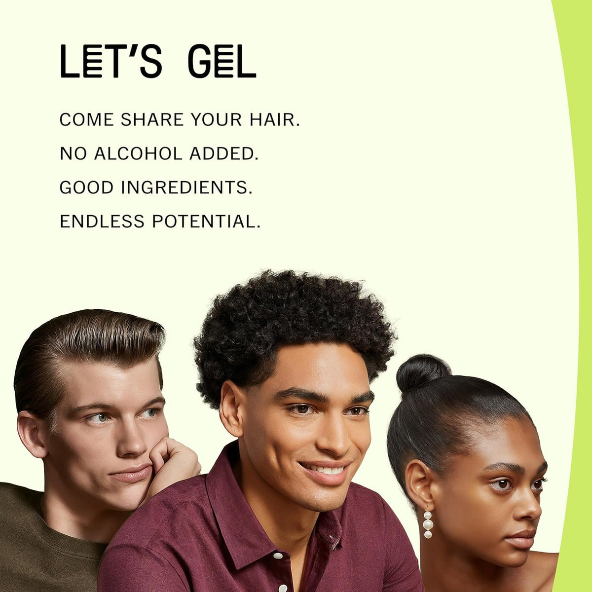Eco Style Olive Oil Hair Gel for sleek ponytails