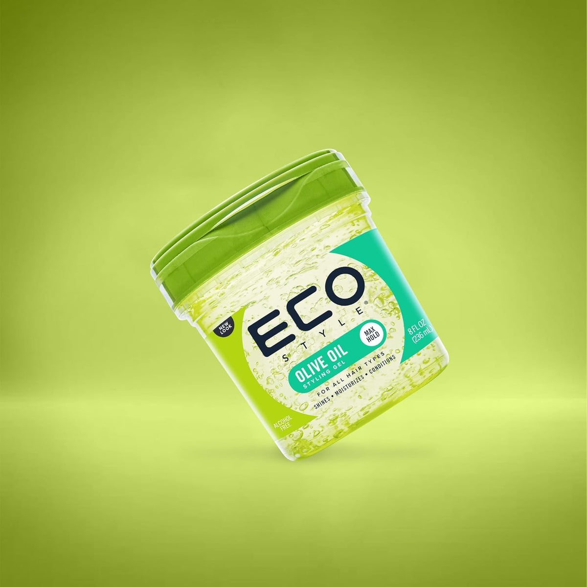 Eco Style Olive Oil Styling Gel 8 oz lifestyle scene