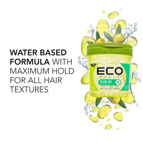Eco Style Olive Oil Styling Gel 8 oz with olive oil ingredients