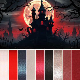 ecofavor Red Goth Eyeshadow Palette with matte and shimmer finishes