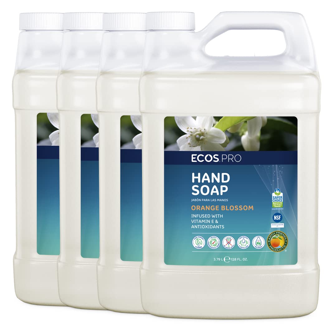 ECOS PRO Hand Soap Refill 1 Gallon Orange Blossom front view
