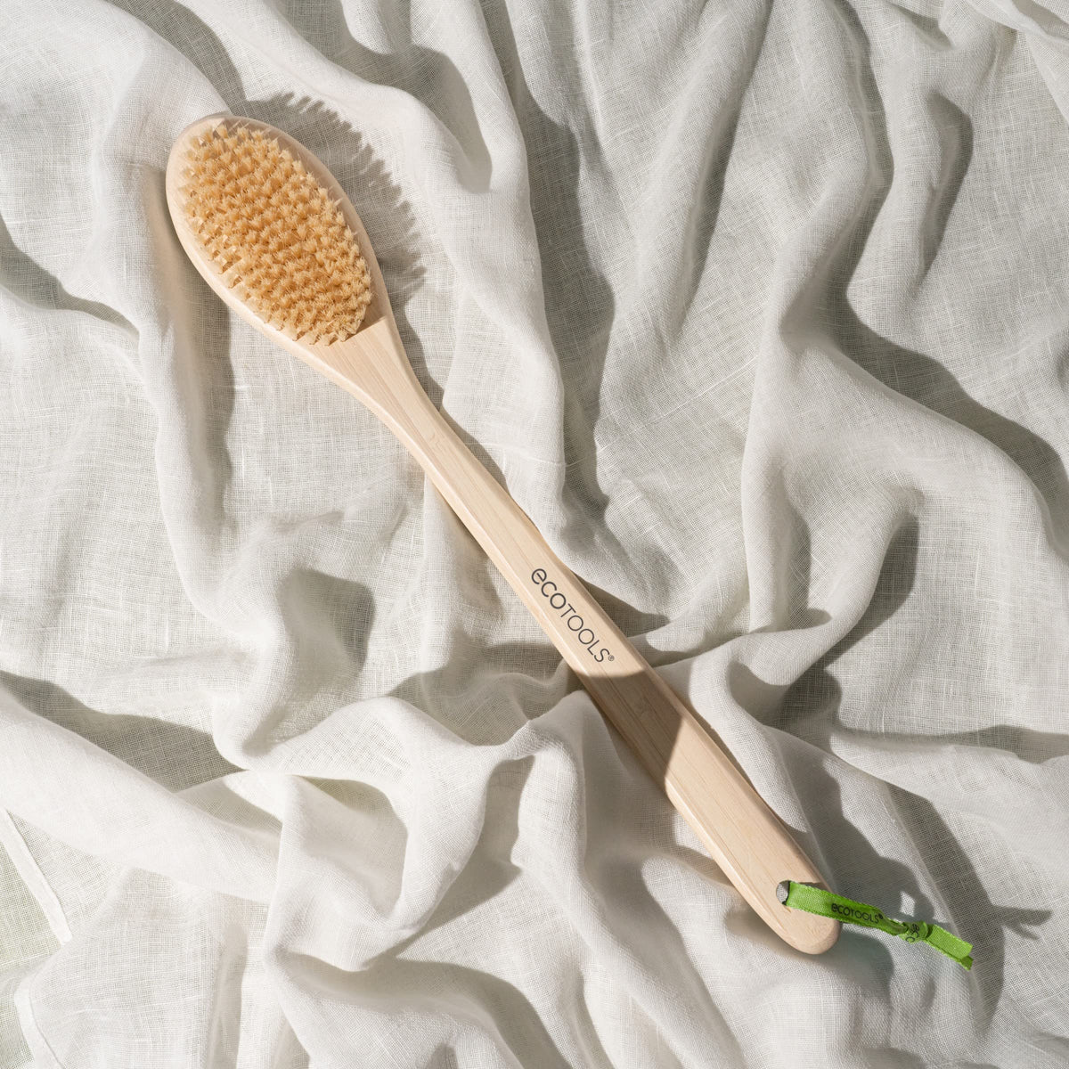 EcoTools Bath Bristle Brush hanging to dry