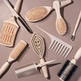 EcoTools Double-Sided Hair Comb with bamboo and recycled materials