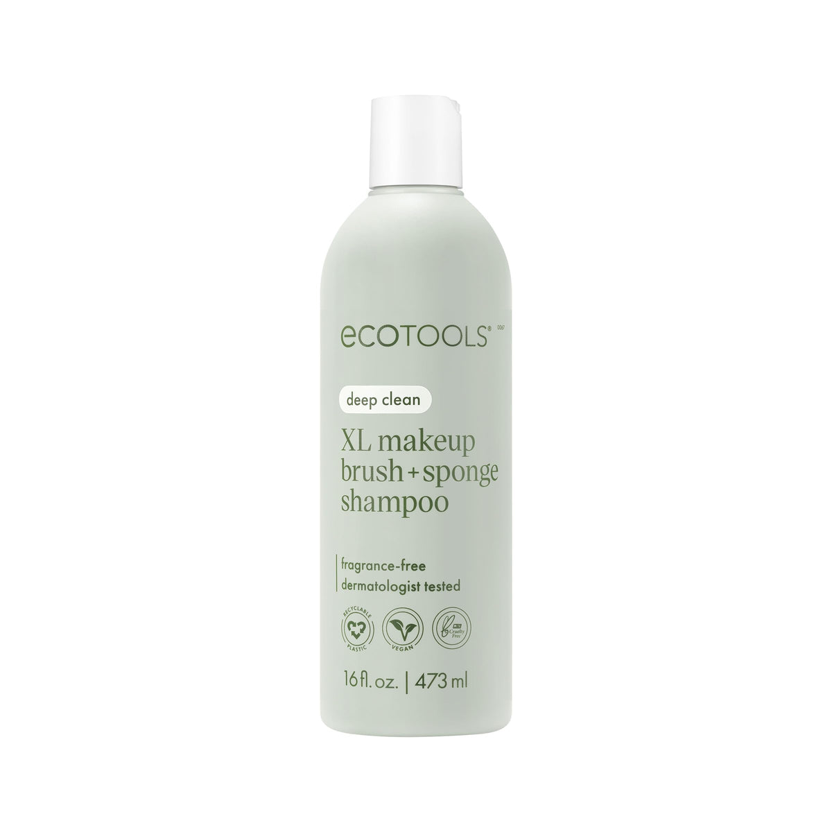EcoTools Makeup Brush Cleanser 16 Fl Oz bottle front view