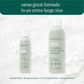 EcoTools Makeup Brush Cleanser 16 Fl Oz bottle side view
