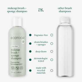 EcoTools Makeup Brush Cleanser 16 Fl Oz on a bathroom counter