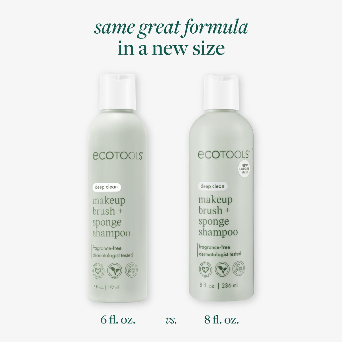 EcoTools Makeup Brush Cleanser 8 Fl Oz back view