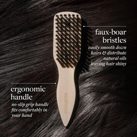 EcoTools Mini Slick Back Hair Brush back view showing bristles