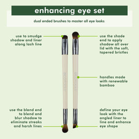 EcoTools Shade + Define Eye Brush Duo close-up