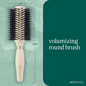 EcoTools Volumizing Round Brush packaging made from compostable paper