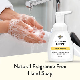 ECZEMA HONEY Gentle Foaming Hand Soap in a lifestyle setting