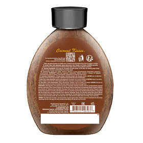 ED HARDY Coconut Kisses Tanning Lotion 13.5oz back view with ingredients