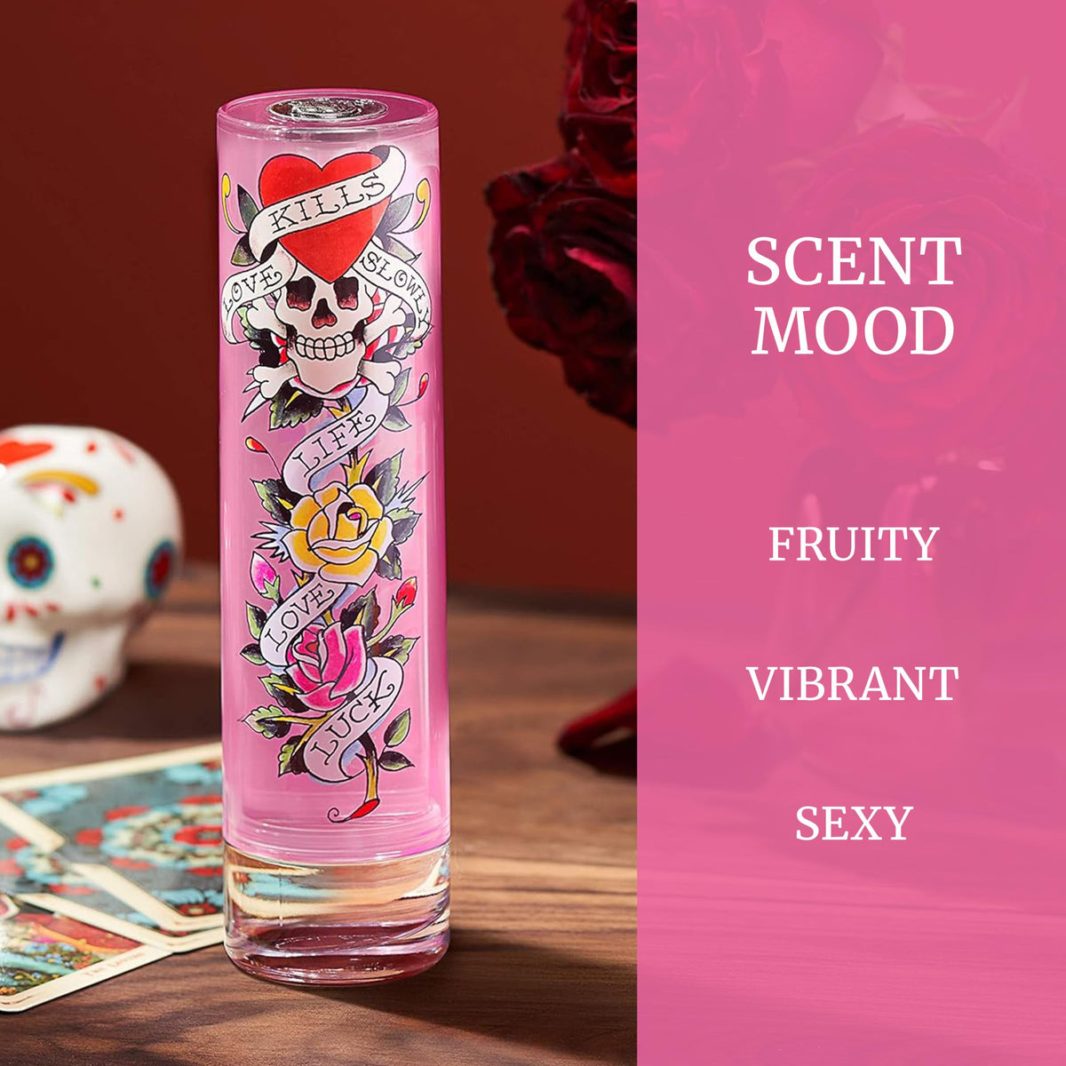 ED HARDY Eau de Parfum for Women in lifestyle setting