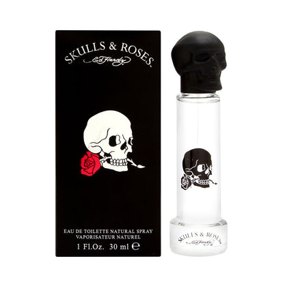 ED HARDY Skulls & Roses Eau de Toilette Spray for Men 1.0 ounce front view