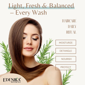 EDENIKA BOTANICALS Rosemary Oil Conditioner texture close-up