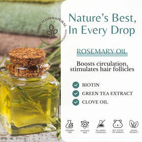 EDENIKA BOTANICALS Rosemary Shampoo with rosemary leaves