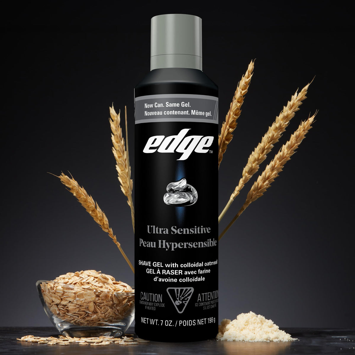 Edge Shaving Gel application on hand