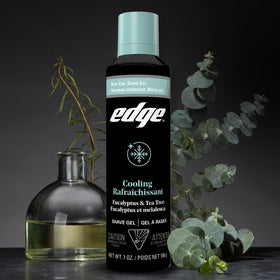 Edge Shaving Gel for Men texture on hand