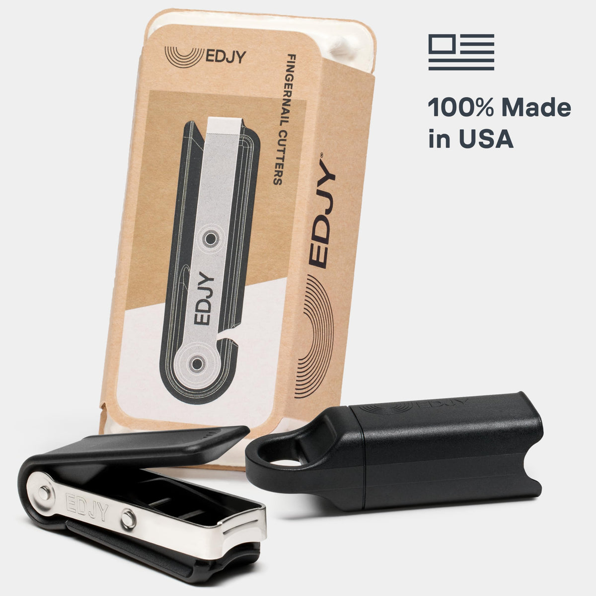 EDJY Fingernail Cutter ergonomic design close-up