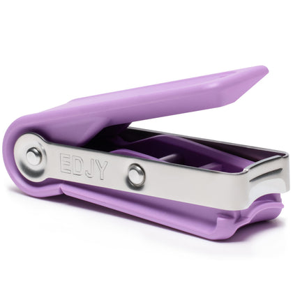 EDJY Fingernail Cutter front view in lilac
