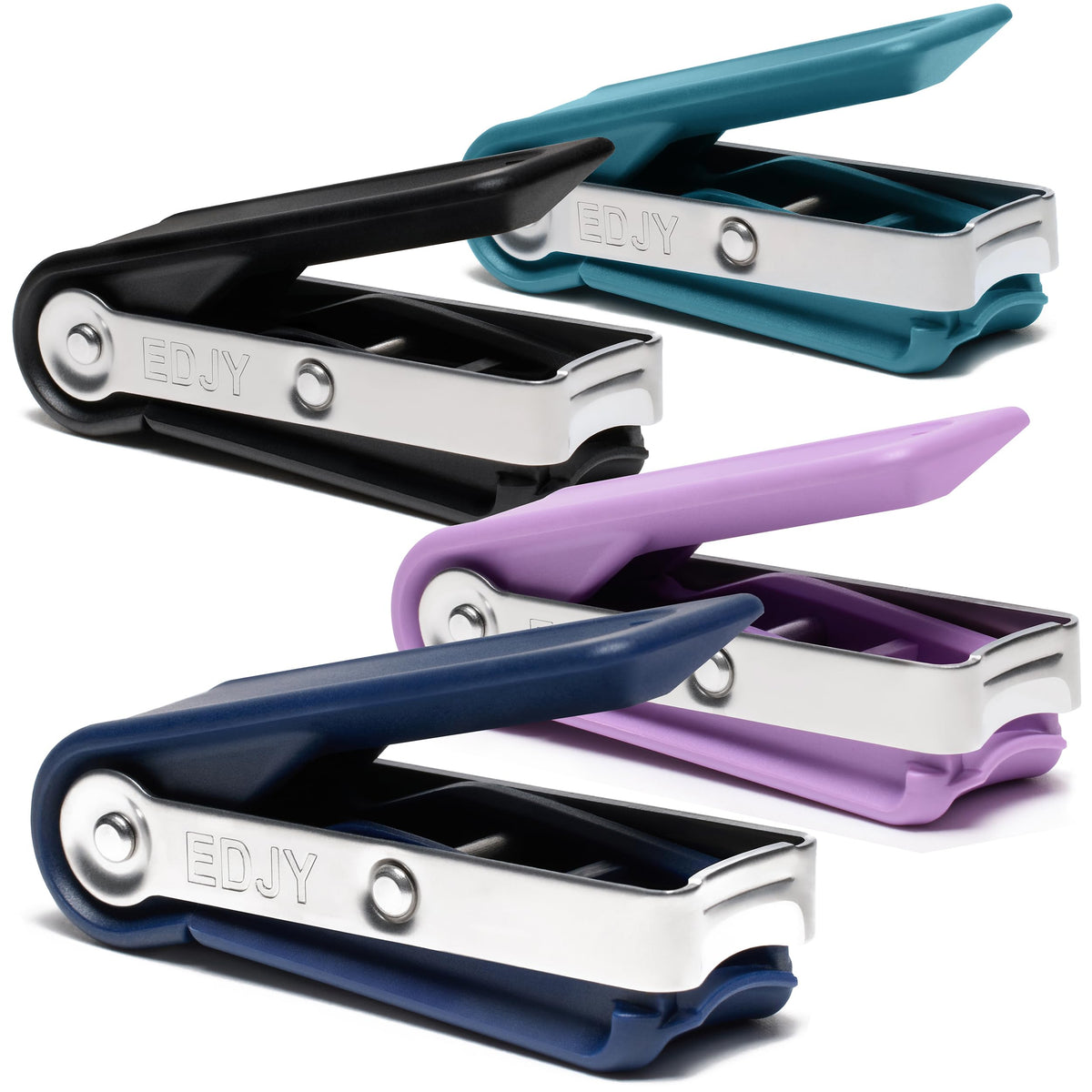 EDJY Fingernail Cutter front view with sharp stainless steel blade